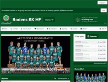 Tablet Screenshot of bbkhandboll.se